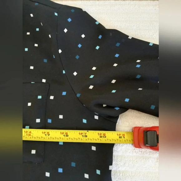 Worthington‎ Womens Tunic Black Roll Tab Sleeve Medium - Picture 12 of 16